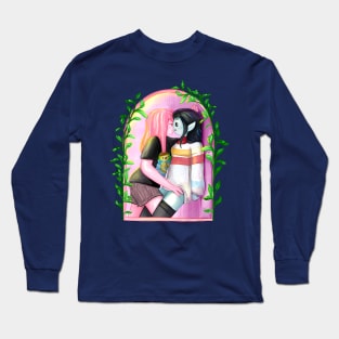 'Through the window' Bubbline, Adventure Time fan art Long Sleeve T-Shirt